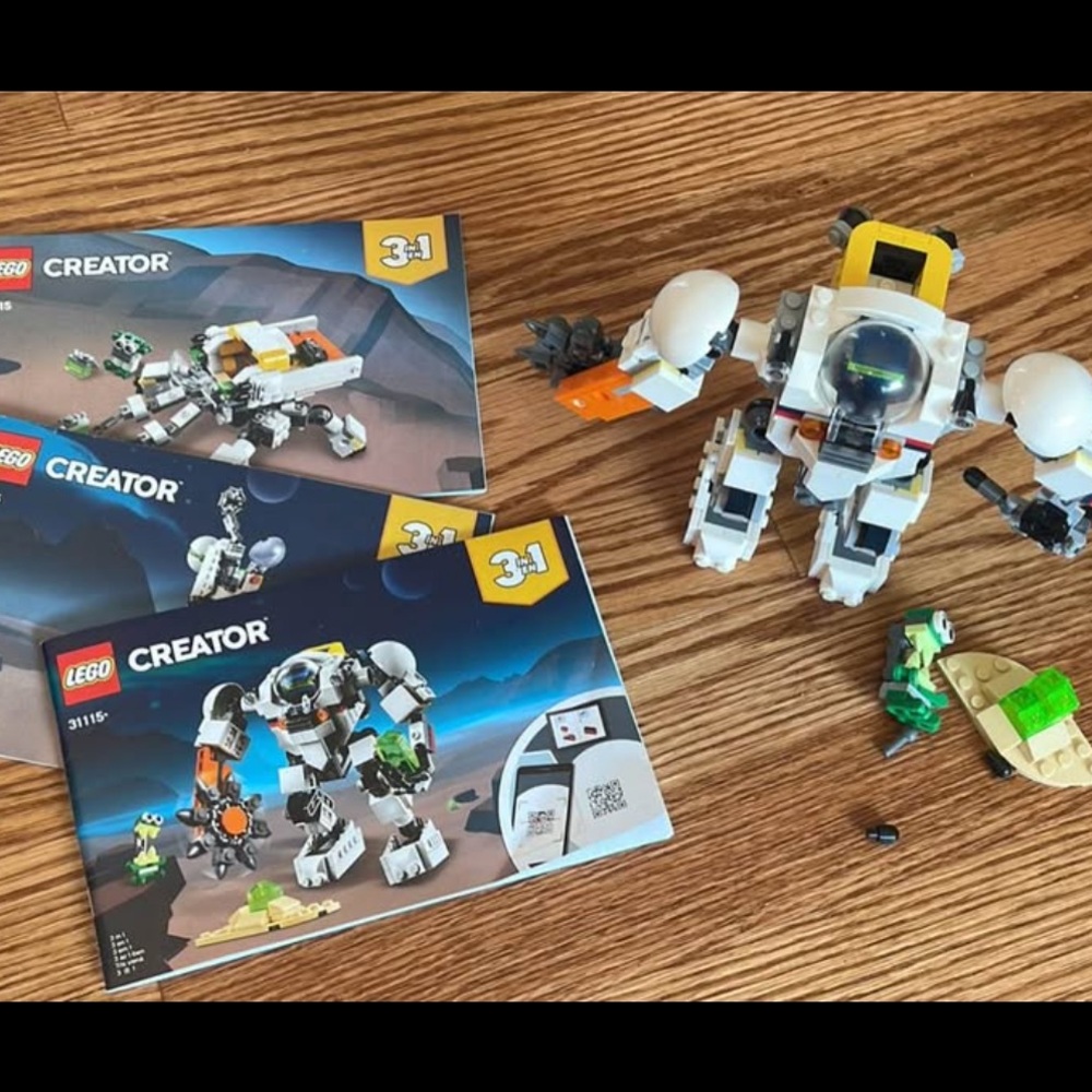 LEGO Creator 3-in-1 Space Explorer Set - White, Orange, Green